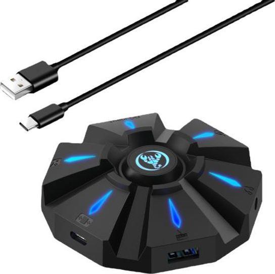 Actual product image MU Classic RJTONE Mouse and Keyboard Converter for PS4 / PS3 / Xbox One / Xbox 360 / Switch (Xbox One S, Switch, PS4, PS3, Xbox 360)