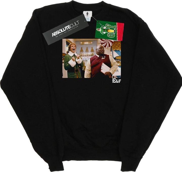 Actual product image Elf Womens/Ladies Christmas Store Cheer Sweatshirt (XXL)
