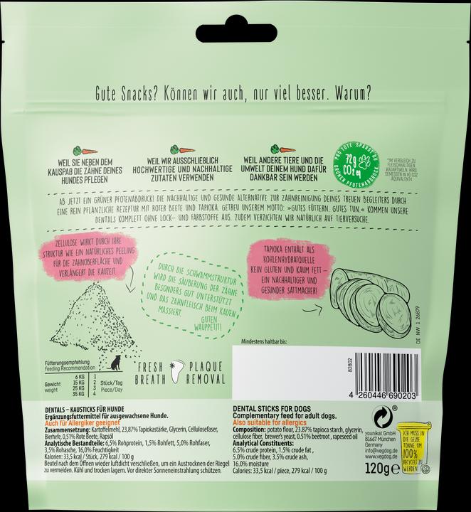 Produktbild Vegdog Dentals (Adult, 1 Stk., 120 g)