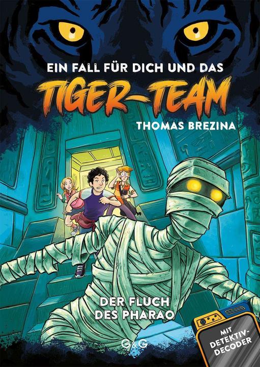 Productafbeelding Tiger-Team - Der Fluch des Pharao (Duits, Thomas Brezina, Pablo Tambuscio, 2024)