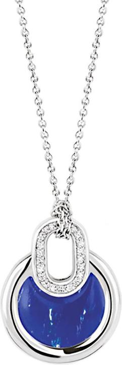 Immagine prodotto Ti Sento Milano Collana con pietra blu scuro 3887BL/42 (Argento 925, 48 cm)