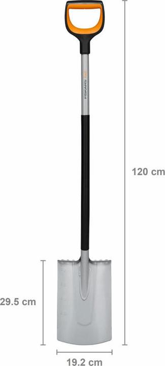 Actual product image Fiskars Xact Rounded Spade