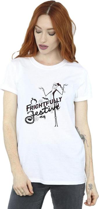 Immagine prodotto Disney The Nightmare Before Christmas Frightfully Festive Maglietta Ampia Donna (4XL)