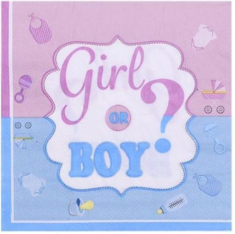 Produktbild MU Style Einweg Geschirr Baby Shower (66-tlg. Set) (1 x)