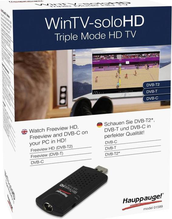Produktbild Hauppauge WinTV soloHD (USB, DVB-T, DVB-C)