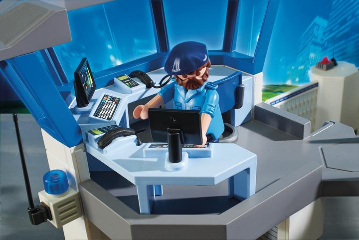 Image du produit Playmobil Centre de commandement de la police int. avec prison (6919, Playmobil City Action)