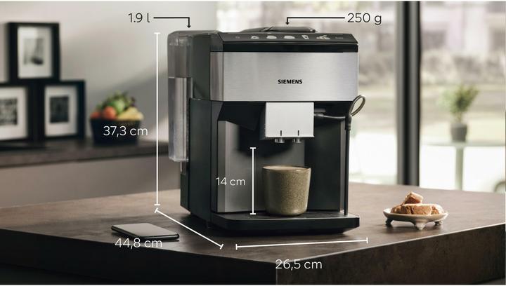 Actual product image Siemens EQ500 classic connect TP516DX3