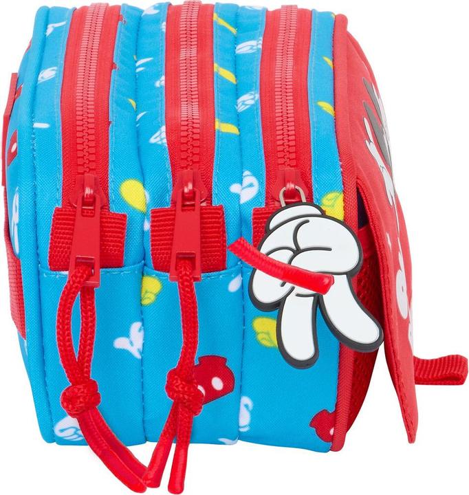 Produktbild Mickey Mouse Club House Zweifaches Mehrzweck-Etui Mickey Mouse Clubhouse Fantastic Blau Rot 21,5 x 10 x 8 cm