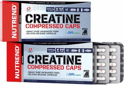 Image du produit Nutrend Creatine Compressed Caps (120 pièce(s), Capsules)