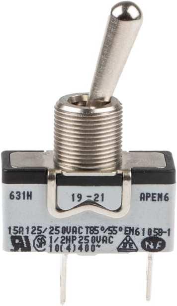 Produktbild APEM Kippschalter 1-polig E-A