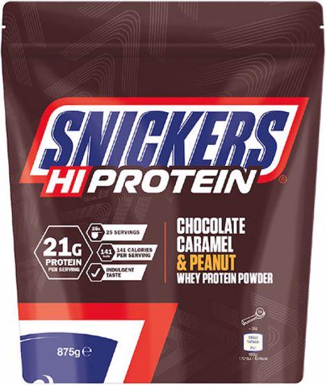 Actual product image Snickers Hi Protein (Caramel & Peanut Flavour, White Chocolate, 1 pcs., 875 g)