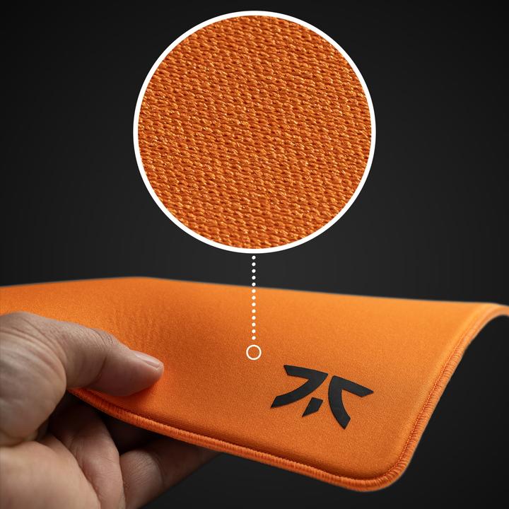 Image du produit Fnatic Max Focus 3 XL Pro Gaming Mouse Mat, Sunrise Orange Smooth Cloth Control Surface, Water Resis (XL)
