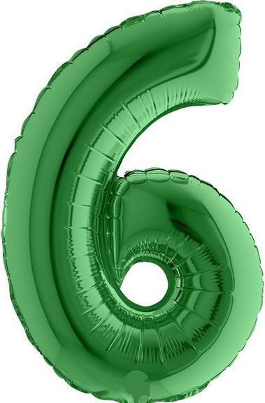 Immagine prodotto Bigiemme Cifra in alluminio a palloncino "6" Vert
