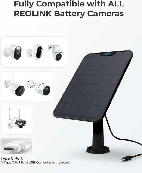 Produktbild Reolink Solarpanel RL-Solar für Kameras (Solarpanel)