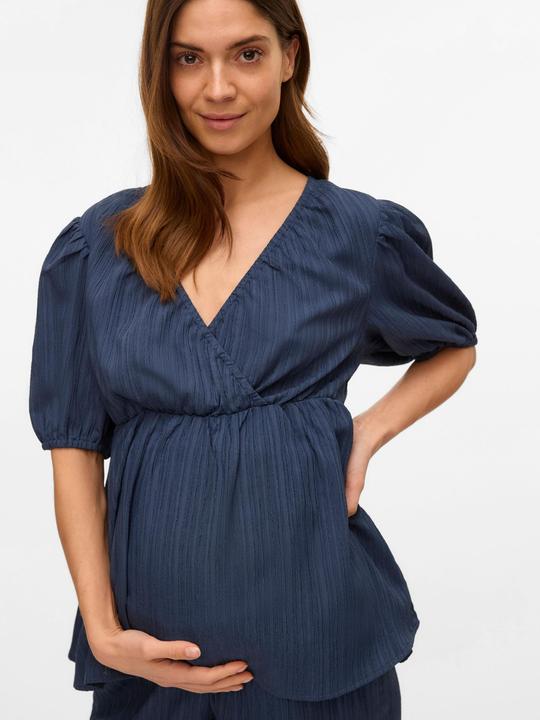 Actual product image Mamalicious Normal geschnitten Rundhals Top Bluse (XL)