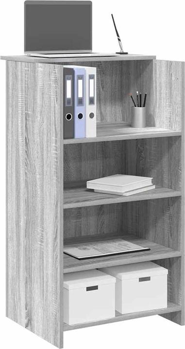 Image du produit VidaXL Comptoir d'accueil Gris Sonoma 55x50x103,5 cm Bois composite Comptoir d'accueil