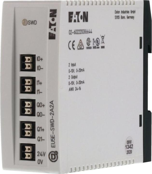 Actual product image Eaton SWD input/output module, 2 analogue 144063