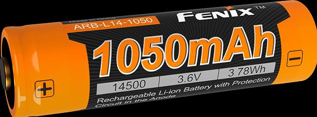 Actual product image Fenix ARB-L14-1050, 14500 Li-Ion-Akku 3.6V
