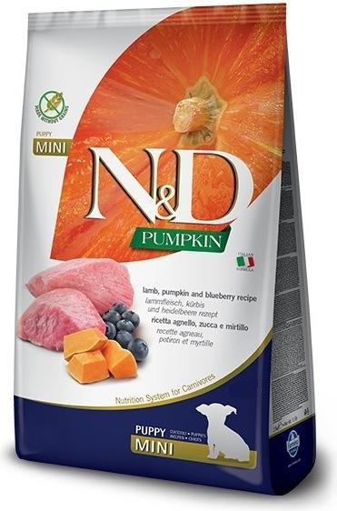 Actual product image Farmina N&D Gf Pumpkin Dog Lamb&Blueberry Puppy Mini 7kg (Junior, 1 pcs., 7000 g)