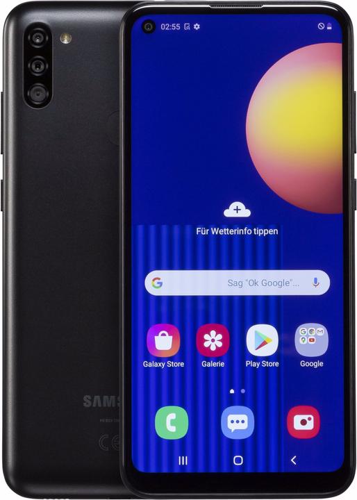 Image du produit Samsung Galaxy M11 UE (3 Go, Noir, 6.40", Double SIM, 13 Mpx, 4G)