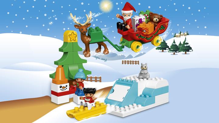 Produktbild LEGO Winterspass mit dem Weihnachtsmann (10837)