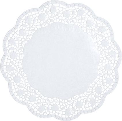 Produktbild Papstar Tortenspitzen rundweiss
