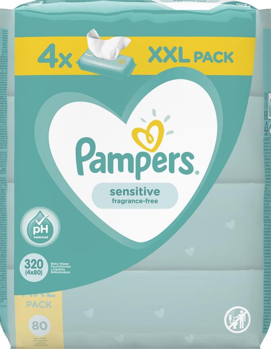 Actual product image Pampers Sensitive (320 Piece)