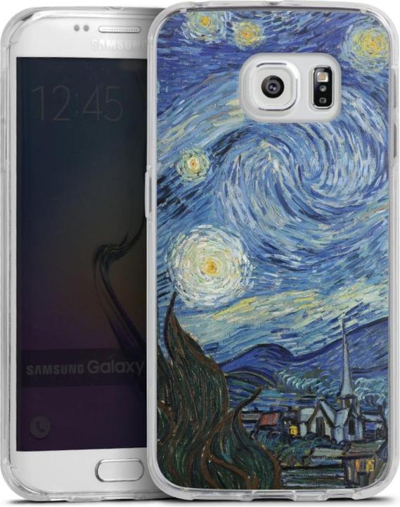 Produktbild DeinDesign Silikon Hülle für Samsung Galaxy S6 Edge Handyhülle Case Smartphone Schutzhülle Kunst The Starry (Samsung Galaxy S6 Edge)