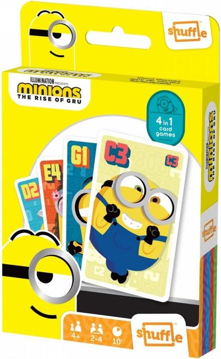 Image du produit Cartamundi Shuffle - Jeu de Cartes Minions 2 - 4 en 1