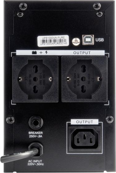 Actual product image Vultech UPS1000VA-PURE (1000 VA, 800 W, Line-interactive UPS)