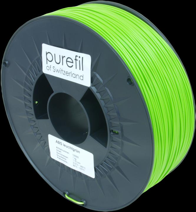 Productafbeelding Purefil FIlament (ABS, 1.75 mm, 1000 g, Groen)