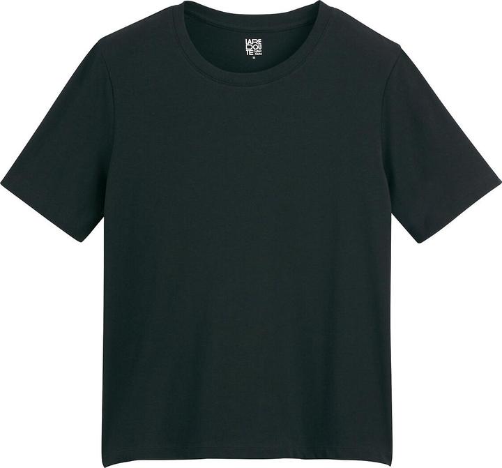 La Redoute Collections T-Shirt mit rundem Ausschnitt und kurzen Ärmeln (38)