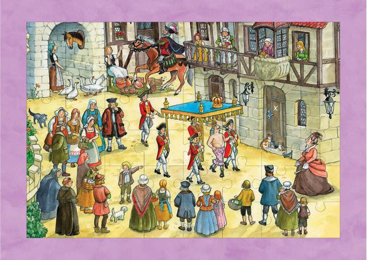 Image du produit Mon livre de puzzles de contes de fées avec 3 puzzles de 48 pièces chacun (48 pièces)