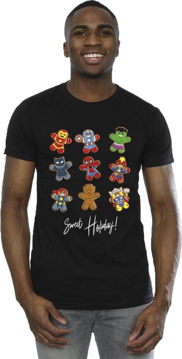 Actual product image Mens Gingerbread Avengers T-Shirt (XL)