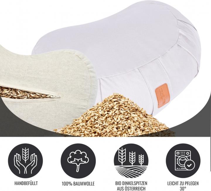 Image du produit Gorilla Sports Oreiller en forme de croissant pour le yoga
