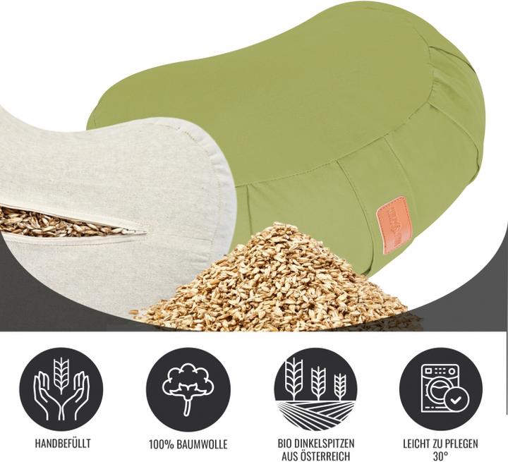 Image du produit Gorilla Sports Oreiller en forme de croissant pour le yoga