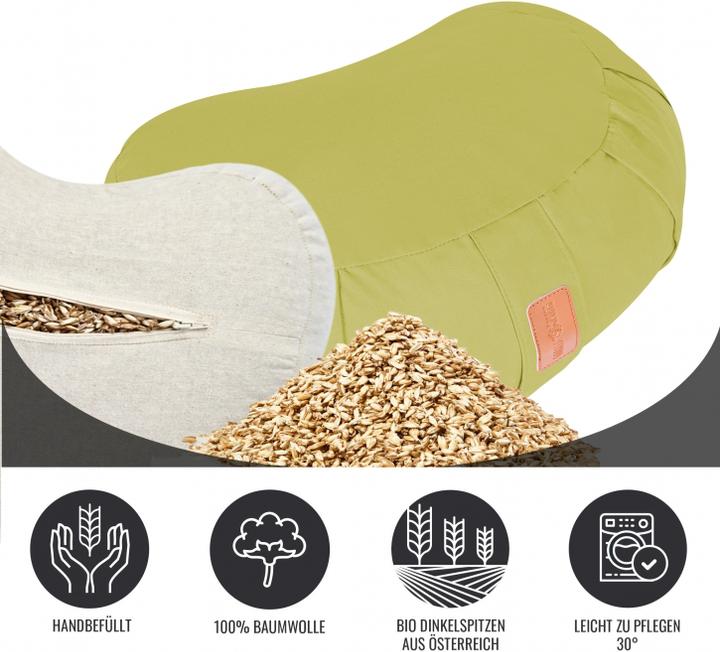 Image du produit Gorilla Sports Coussin de yoga en forme de croissant