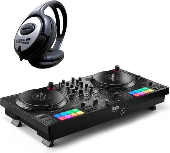 Hercules DJ Control Inpulse T-7 DJ controller with headphones