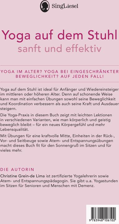 Image du produit Yoga auf dem Stuhl für Senioren (Allemand, Christine Grein-de Lima, 2022)