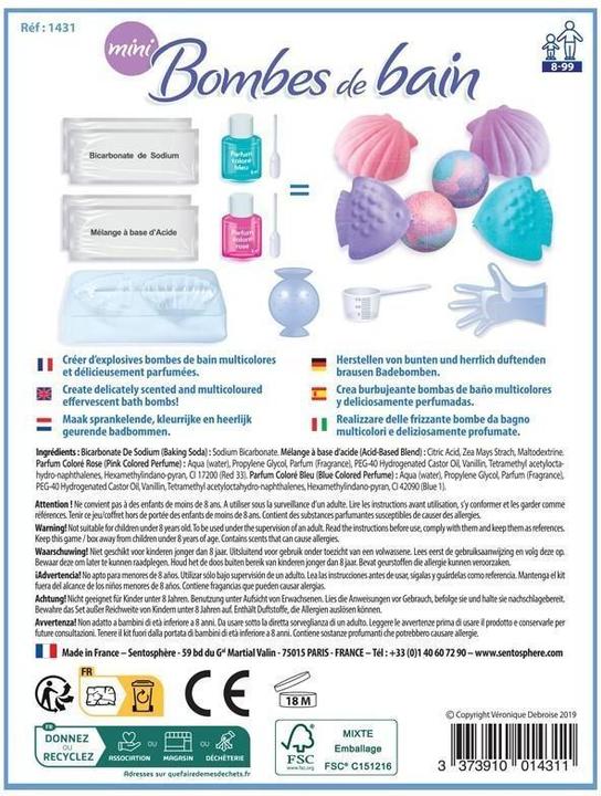 Image du produit Sentosphere Kit créatif bombes de bain