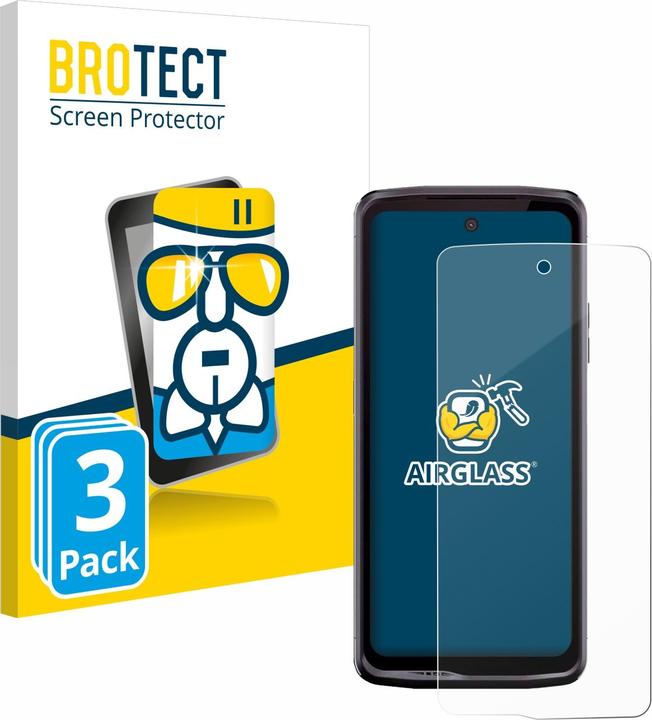 Produktbild BROTECT AirGlass Panzerglasfolie (3 Stück, Crosscall Stellar X5)