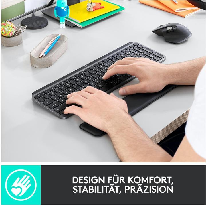 Produktbild Logitech MX Keys Plus (CH, Kabellos)