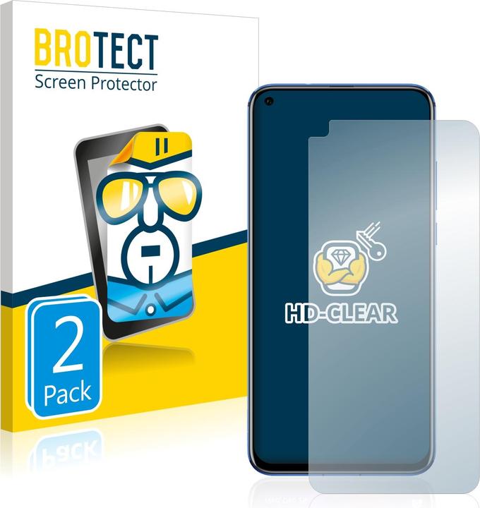 Produktbild BROTECT Schutzfolie Displayschutz Klar (2 Stück, Honor View 20)