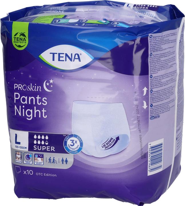 Actual product image Tena Pants Night Super (10 x, Large)