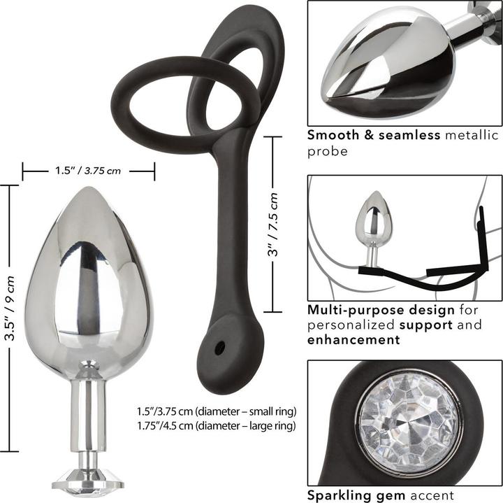 Actual product image CalExotics California Exotics Star Fucker XL Teardrop Plug