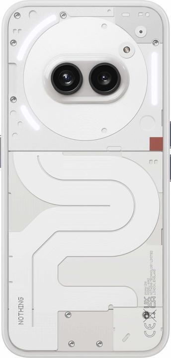 Actual product image Nothing Phone (2a) (256 GB, White, 6.70", Dual SIM, 50 Mpx, 5G)