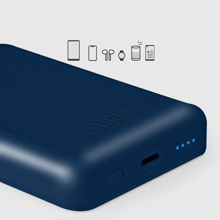 Produktbild SBS 5000 mAh kabellose magnetische Powerbank (5000 mAh)