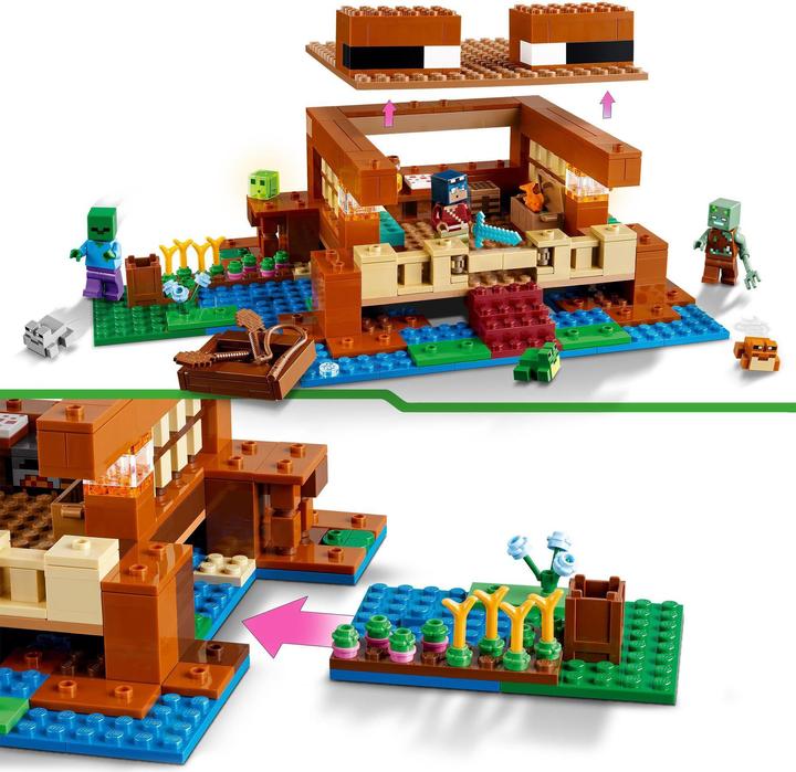 Image du produit LEGO La maison des grenouilles (21256, LEGO Minecraft)