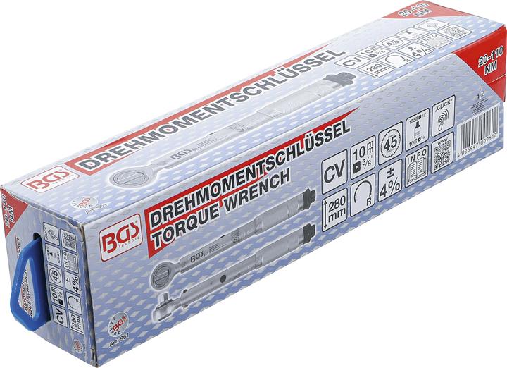 Actual product image BGS Torque wrench, 3/8", 20-110 Nm (3/8", 20 Nm, 110 Nm)
