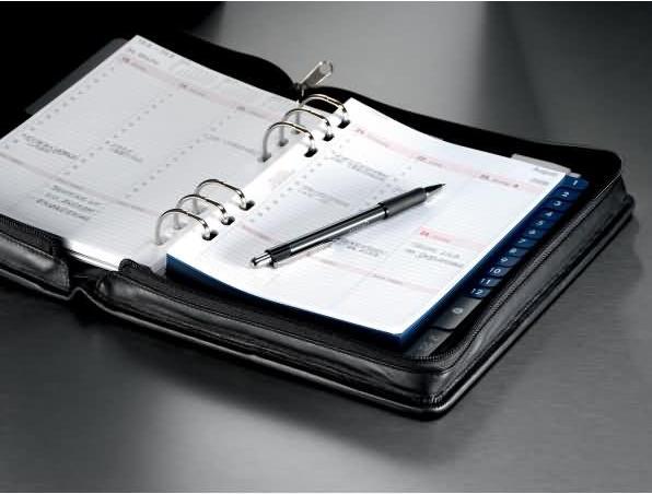 Actual product image Chronoplan Ring binder (A5, German)